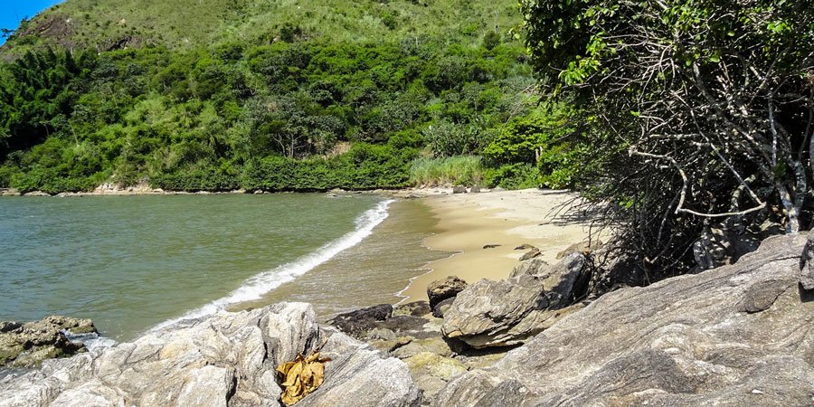 Foto da Praia do Barro, São Sebastião - Litoral Norte de SP - Naturam