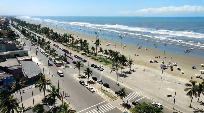 Praia do Centro de Peruíbe 