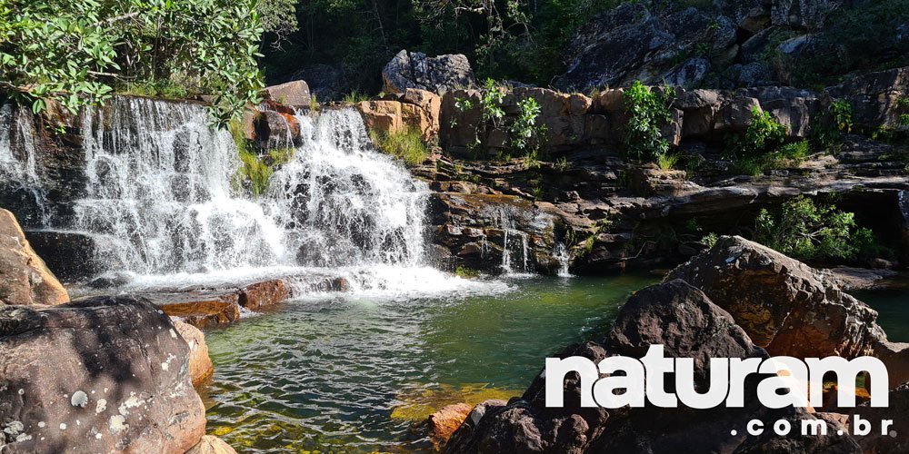 Foto da Cachoeira do Encontro Chapada dos Veadeiros - Naturam