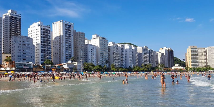 Foto da Praia das Pitangueiras Guarujá
