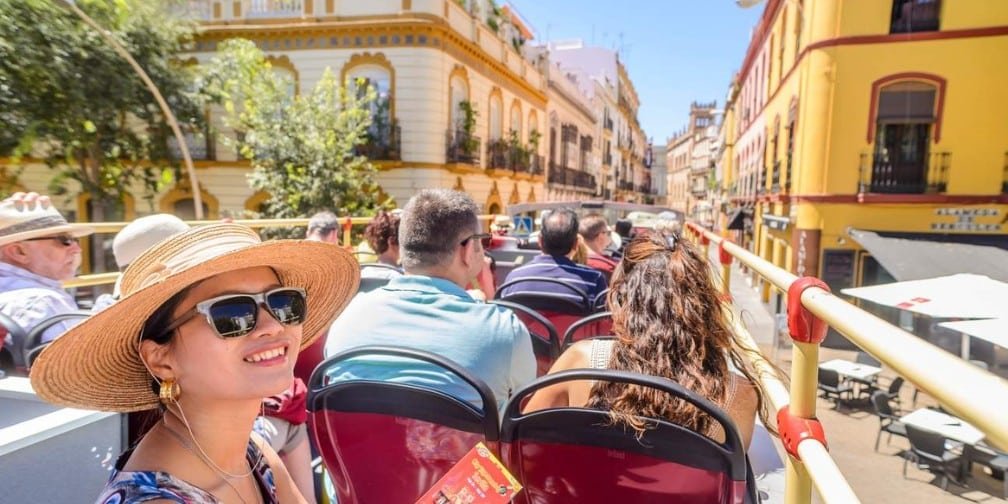 O que fazer em Sevilha Espanha - ôibus Hop On Hop Off