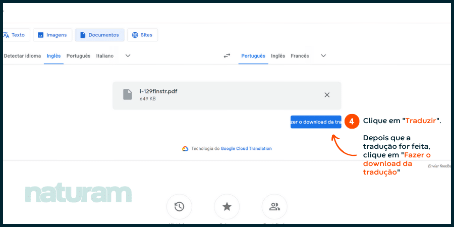 Download áudio do Google tradutor 